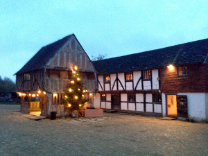 Weald and Downland Buildings at Dusk
