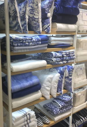 Zara Home textile display