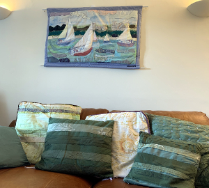 Handmade Wall Hanging & Cushions by A Howse